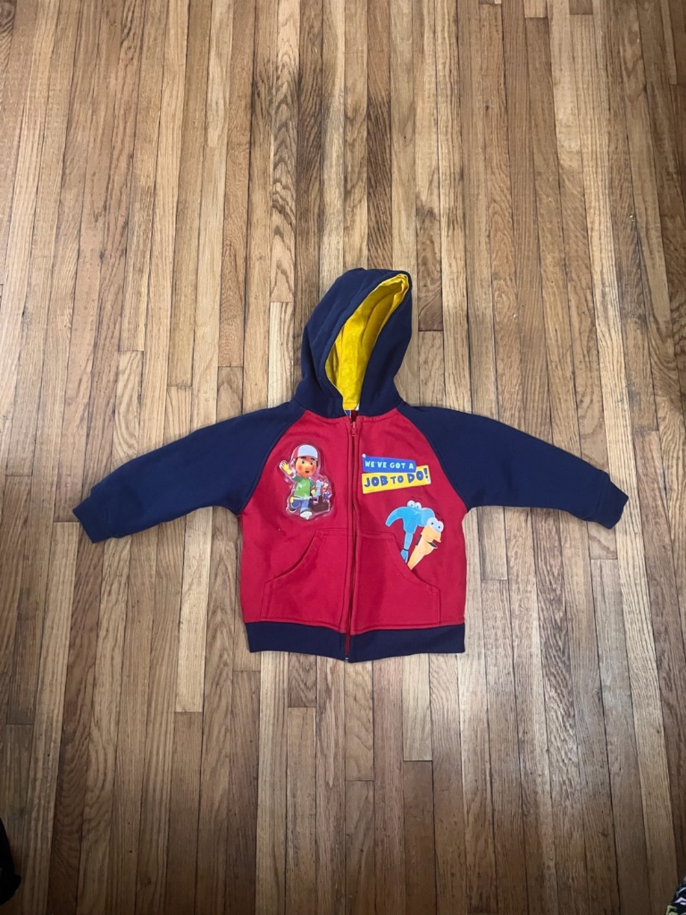 Vintage y2k Disney 3T Handy Manny Zip up Hoodie